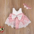 thumbnail image 1 of Princesse Fleur Fille Robe d'Été Tutu Robes de Fête d'Anniversaire Baptême Dentelle Mariage Enfants Robe Formelle Robe 18-24 Mois, 1 of 6