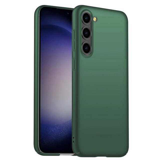 PANDACO Étui Rigide Métallique Vert Forêt pour Samsung Galaxy S23+