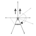 thumbnail image 4 of Mainstays Folding Clothes Drying Rack for Clothes, 28.7inWx14.6inDx45.3inH, 4 of 8