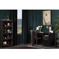 thumbnail image 3 of South Shore Gascony 4-Shelf Bookcase, in Rubbed Black, 3 of 11