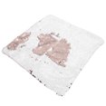thumbnail image 1 of Pillow Cover Decor, Delicate Durable Beautiful Unique Pillow Cover, For Room Sofa Champagne Gold + White, 1 of 8