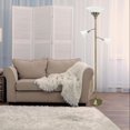 thumbnail image 4 of Elegant Designs 3 Light Floor Lamp with Scalloped Glass Shades, 4 of 8