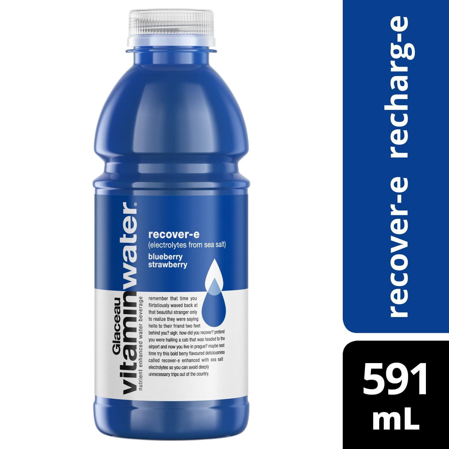 Glaceau Vitaminwater Recover-e Bottle, 591 mL