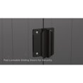thumbnail image 4 of Arrow Classic 6 x 4 x 6 ft Charcoal Steel Storage Shed, 4 of 8