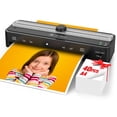 thumbnail image 1 of Laminator Machine with 40 A4 Laminating Pouches, Thermal and Cold Lamination Built in Cutter Quick Warm Up,9 Inch Portable Laminating Machine for Home Office School Use, 1 of 9