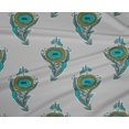 thumbnail image 4 of oneOone Polyester Lycra Fabric Leaves & Floral Block Print Fabric BTY 56 Inch Wide, 4 of 4