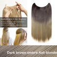 thumbnail image 2 of Extensions de Cheveux Invisibles 20” Miracle Secret Fish Line Postiches Cheveux Synthétiques Lisses Soyeux, 2 of 4