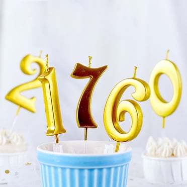 Lubelski 1 Pce Bougie d'Anniversaire Couleur Vibrante Aspect Réaliste Cire d'Abeille Effet 3D Bougies Cupcake pour la Maison