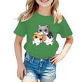 thumbnail image 1 of Girls Ruffle Long Sleeve Shirt Long Sleeve Thermal Shirt Girls 2t Girls Cat Top Kids Long Sleeve Tops Packs Shorts for Girls Size 6 Cat And Tops Girls 2t Long Sleeve Shirts Girls, 1 of 3