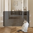 thumbnail image 1 of Sentmoon Cages pour Chiens Cage pour Chats Enclos pour Chats Clôture pour Animaux Usage Domestique Sans Perçage Anti-Porte pour Animaux Clôture Filet d'Isolation Escalier Entrée Clôture de Protection pour Chiens et Chats, 1 of 6