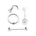 thumbnail image 3 of Piercing Kit for Belly Tongue Ear Eyebrow Nipple Lip Nose and Body 13 Pieces, 3 of 4
