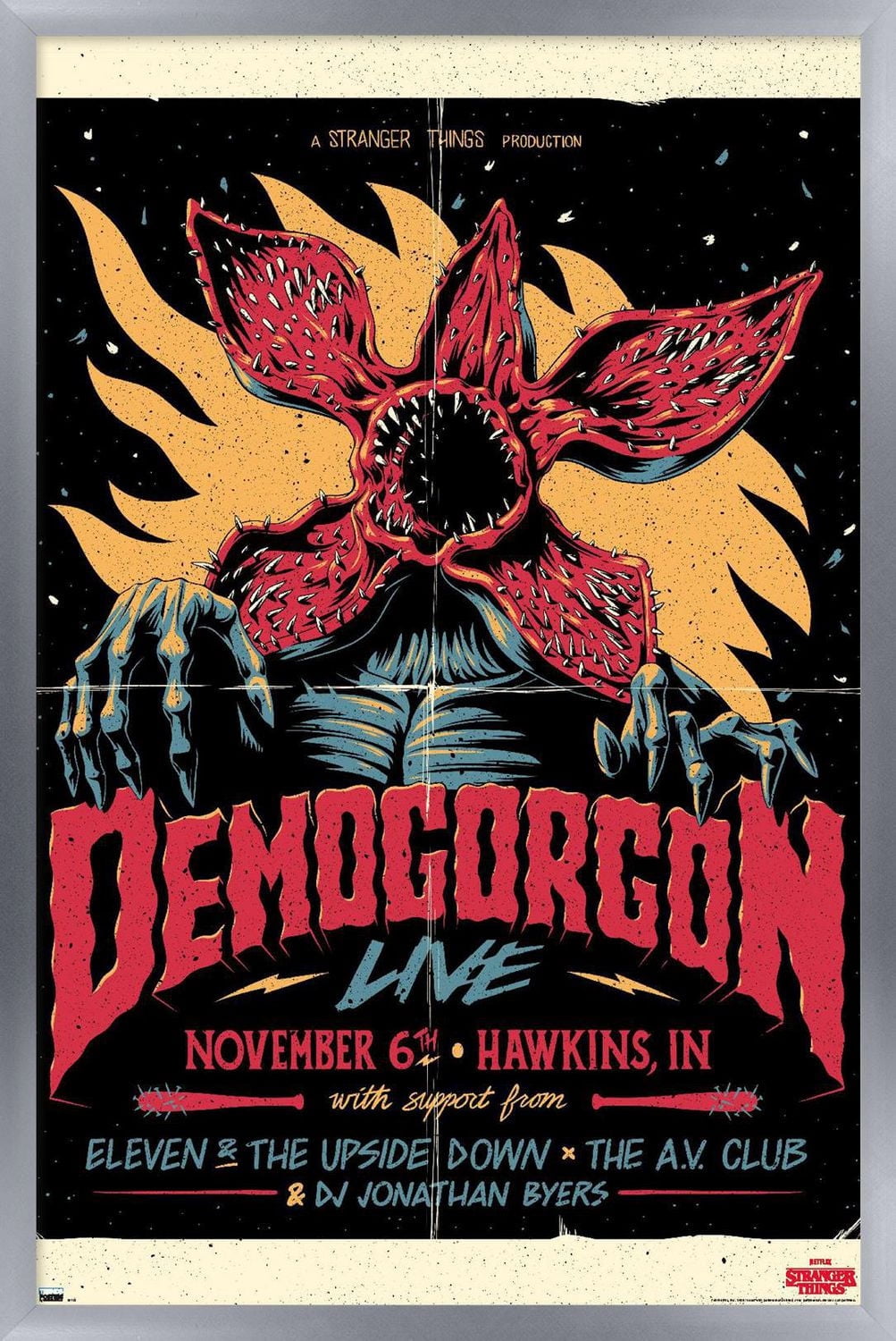 Netflix Stranger Things - Demogorgon Live Wall Poster