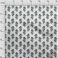 thumbnail image 2 of oneOone Polyester Lycra Fabric Leaves & Floral Block Printed Craft Fabric BTY 56 Inch Wide, 2 of 4