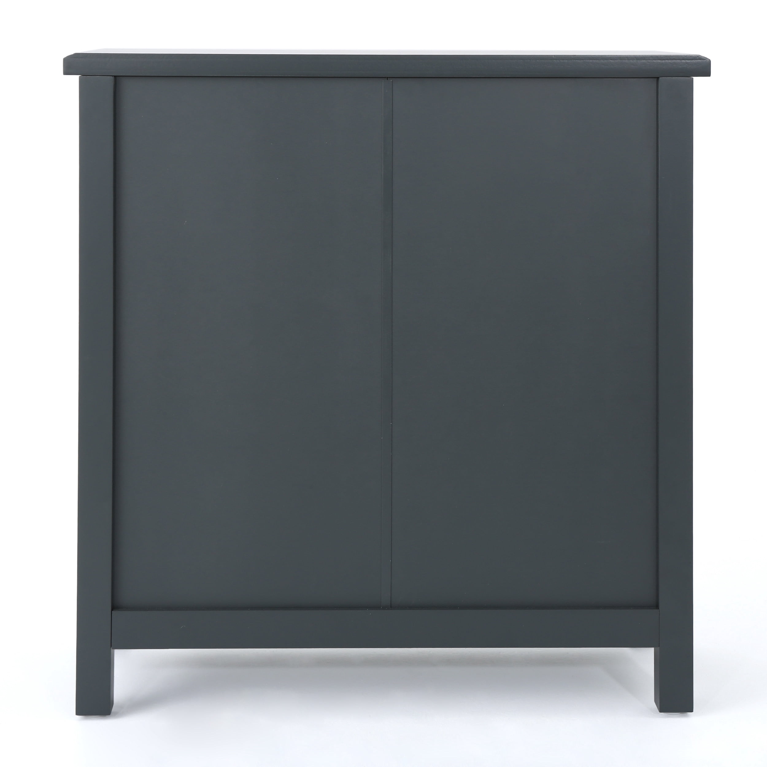 Homy Casa Mirrored Door Dining Room Cabinet with Classic Fir Wood Frame and Storage Shelves