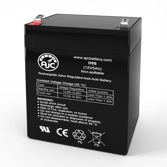 APC Dell SmartUPS 3000VADLA3000RMT2U 12V 5Ah UPS Batterie - C'est un Remplacement de la Marque AJC