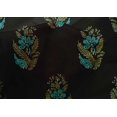thumbnail image 4 of oneOone Cotton Silk Fabric Leaves & Floral Block Print Fabric BTY 42 Inch Wide, 4 of 6
