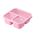 thumbnail image 2 of Contenants à Collation Bento avec 3 Compartiments pour Préparation de Repas École Voyage Contenant Lunchable Réutilisable et, 2 of 6