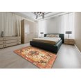 thumbnail image 4 of Ahgly Company Tapis d'Intérieur Rectangulaire Abstrait Jaune Orange, Tapis de Zone Abstrait, 8 Pieds x 12 Pieds, 4 of 6