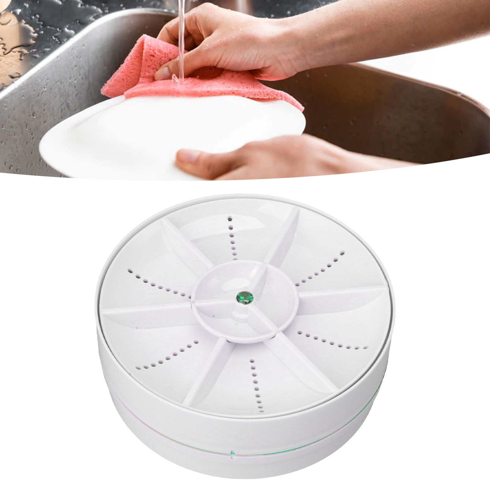 Mini Dishwasher, Multifunctional Timed Off Kitchen Dishwasher, Portable Household USB Dish Washing Machine Cleaner for Trip, Apartment, Home, Dorm, Installation Free