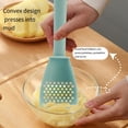 thumbnail image 4 of TopLLC Kitchen Assistant Multifunctional Cooking Spoon Ginger Garlic Grinding Draining Colander Rice Cooker Cooking In One Colorful Enhance Cooking Experience Multifunctional cooking spoon, 4 of 9