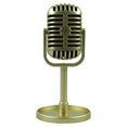 thumbnail image 1 of Microphone Rétro Analogique Accessoire Microphone Style Vocal Classique Accessoires de Photographie de Scène, 1 of 8