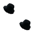 thumbnail image 4 of VONKY Bucket Hat For Sun Protection Headgear For Outdoor Adventure Caps Stylish Protection Casual Comfort Outdoor Activities black 2Set, 4 of 6