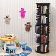 thumbnail image 4 of TOYTEXX 5-Tier 360° Rotating Stackable Bookshelf Organizer for Adults&Childern – Home & Office Use- Black, 4 of 5