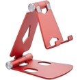 thumbnail image 1 of Phone Stand Adjustable Phone Stand Flat Solid Aluminum Stand Charging Base For Smartphone Accessories Rose Gold, 1 of 5
