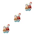thumbnail image 4 of Ruiboury Party Decor Essential Christmas Foil Balloons With Exquisite Patterns Balloon Christmas Suitable For Any Places multicolor Gift Box Santa Claus 3Set, 4 of 6