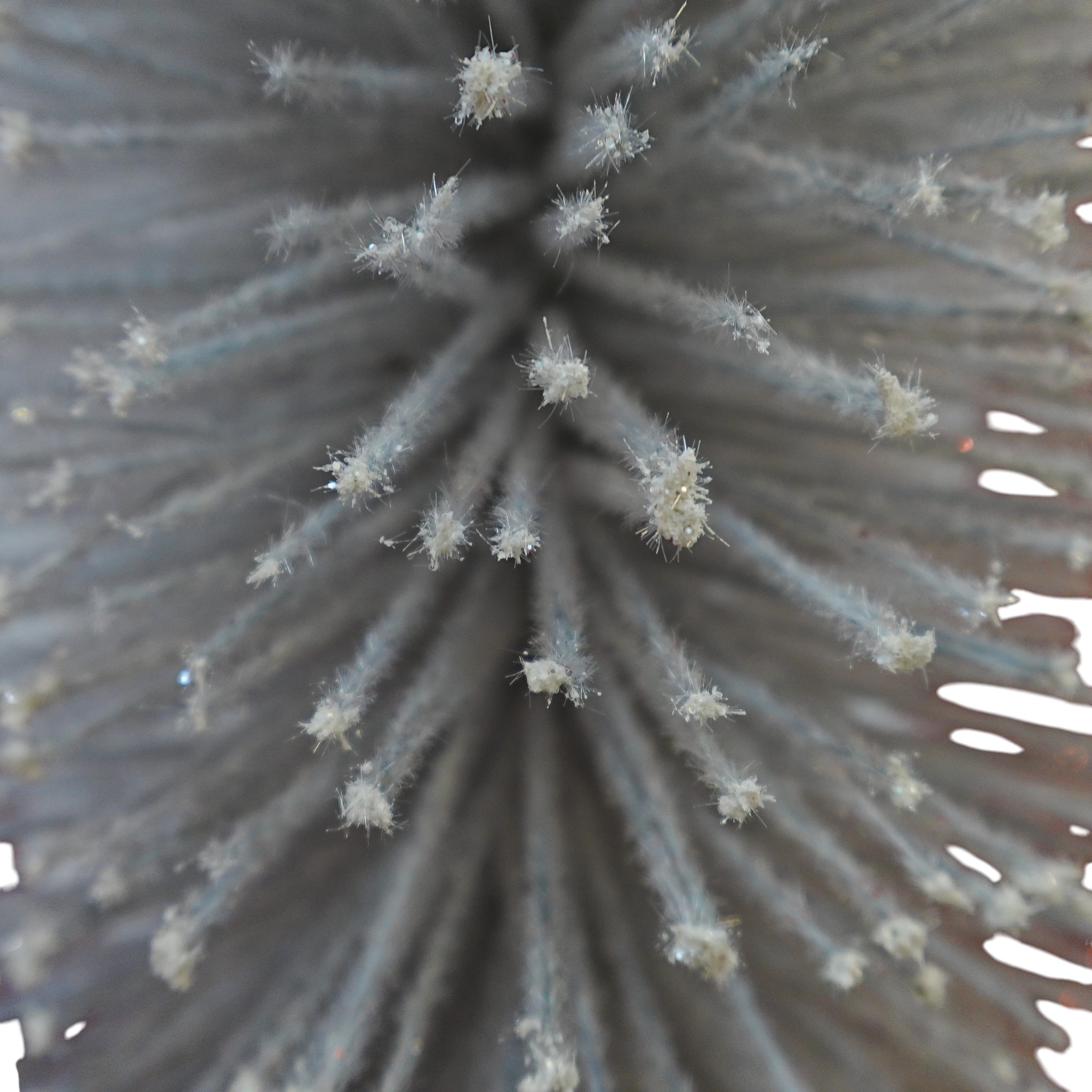 Holiday Time White Bottle Brush Christmas Tree Decoration