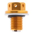 thumbnail image 2 of DYNWAVECA Metal Car Oil Pan Drain Sump Filter Adsorb Plug Bolt Nut For ATV Motorcycle , Golden, 2 of 10