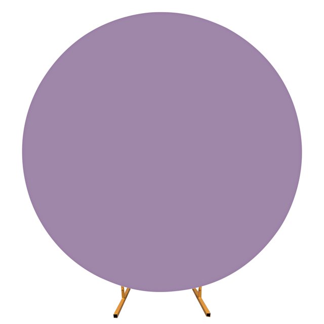 BeesClover Round Arch Backdrop Cover 6ft/6.5ft/7.2ft Wrinkle Resistant Machine Washable for Wedding Birthday Baby Shower Decorations