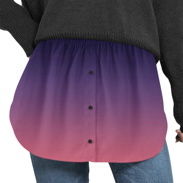 Pisexur Jupe Femme Mode Imprimée Bouton Rallonge de Taille Ajustée Décontractée Jupe Élastique Femmes Jupes