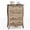 Brown, variant on Gymax 38'' Farmhouse Chest of Drawers w/ 5 Folding Fabric Drawers & Anti-tipping Kit Brown