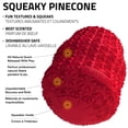 thumbnail image 2 of Playology Jumbo Squeaky Pinecone - Beef Scented Dog Toy, 2 of 6