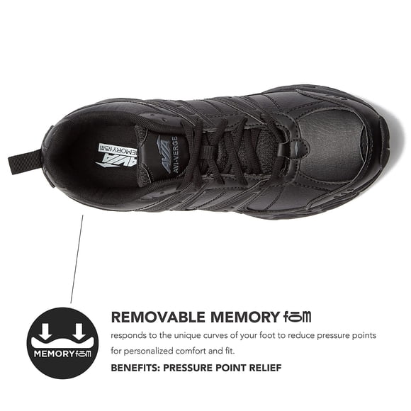 Avia Chaussure de Sport pour Homme Avi-Verge, Jet Black/Castle Rock, 9.5 Wide US