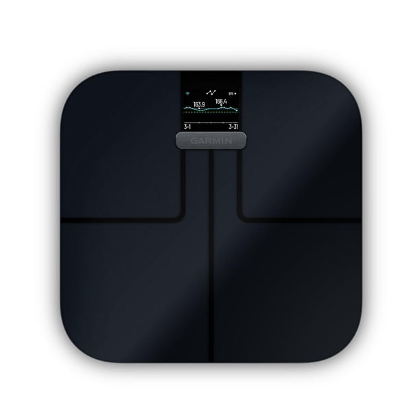 Index S2 Smart Scale ブラック Garmin Index S2 Smart Scale with Wi-Fi Connectivity for North