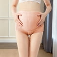 thumbnail image 1 of High Waist Maternity Underwear with Bump Support Soft Breathable Ribbed Stretch Adjustable Lace Trim Comfortable Seamless Postpartum Belly Band for Pregnancy, 1 of 7
