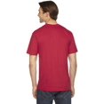 thumbnail image 3 of American Apparel T-Shirt Col en V en Jersey Fin, TTP, Rouge, 3 of 3