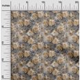 thumbnail image 2 of oneOone Cotton Flex Yellow Fabric Abstract Floral Sewing Craft Projects Fabric Prints By Yard 40 Inch Wide-1ra, 2 of 5