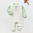 thumbnail image 2 of Timegard Baby Boy Girl Clothes Newborn Toddler Cute Comfy Button Onesie Infant Ribbed Unisex Outfits, 2 of 3