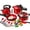 Red-276, variant on Play Kitchen Pretend Toy, Realistic Safe Dishes Utensils, Cookware Educational, For Toddlers, Child Play Set, Cutting Food Play, Imaginative Toy Hzhnb | Plastic, Red