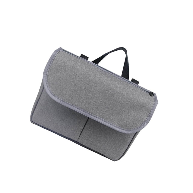 Sac de Rangement Côté Fauteuil Roulant Sac d'Accoudoir Porte-Organisateurs Gris