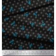 thumbnail image 3 of Soimoi Rayon Fabric Artistic Floral Printed Craft Fabric by the Yard 56 Inch Wide, 3 of 5