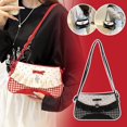 thumbnail image 3 of Casual Bow Shoulder Bag Underarm Bag Bowknot Large Capacity Armpit Bag R7V6, 3 of 8