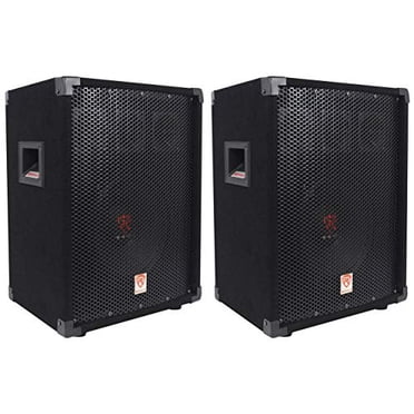 (2) Rockville RSG10 10 400 Watts Haut-Parleur PA Audio Passif DJ/Pro 2 Voies 8 Ohms