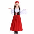 thumbnail image 2 of Robes pour Enfants pour Mariages à Manches Longues à Col Rond Robe Longueur Cheville pour Femmes Couleur Unie Robe Longueur Cheville à Manches Longues à Col Rond Rouge m, 2 of 9