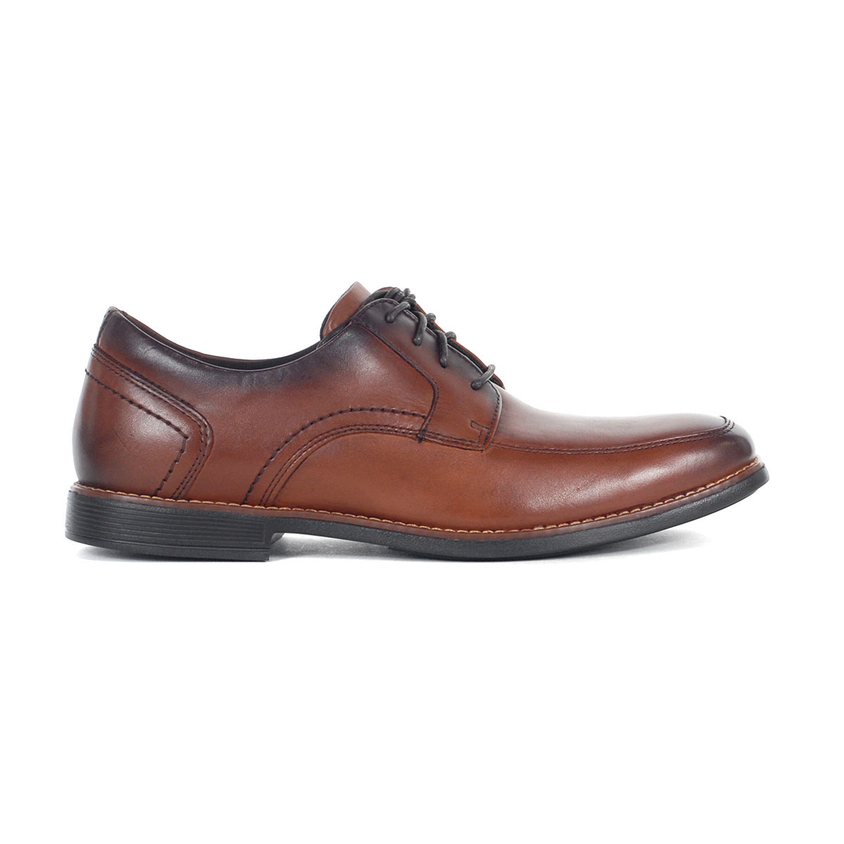 Rockport Men SLAYTER APRON TOE NEW BROWN/GLASS SHOE