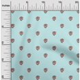 thumbnail image 1 of oneOone Polyester Lycra Fabric Floral Block Printed Fabric 1 Yard 56 Inch Wide, 1 of 4