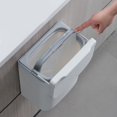 thumbnail image 3 of Kitchen Waste Compost Bin Multifunction with Lid Wall Mount for Cabinet Door 7L Grey pole, 3 of 8
